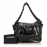Chanel Vintage - Luxe Ligne Accordion Flap Bag - Black - Leather Handbag - Luxury High Quality