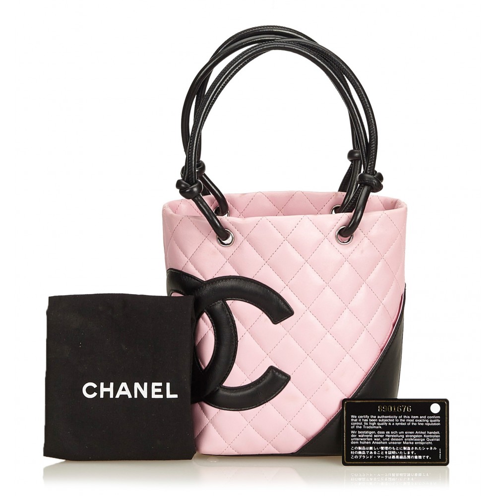 Cambon leather tote Chanel Black in Leather  23122528