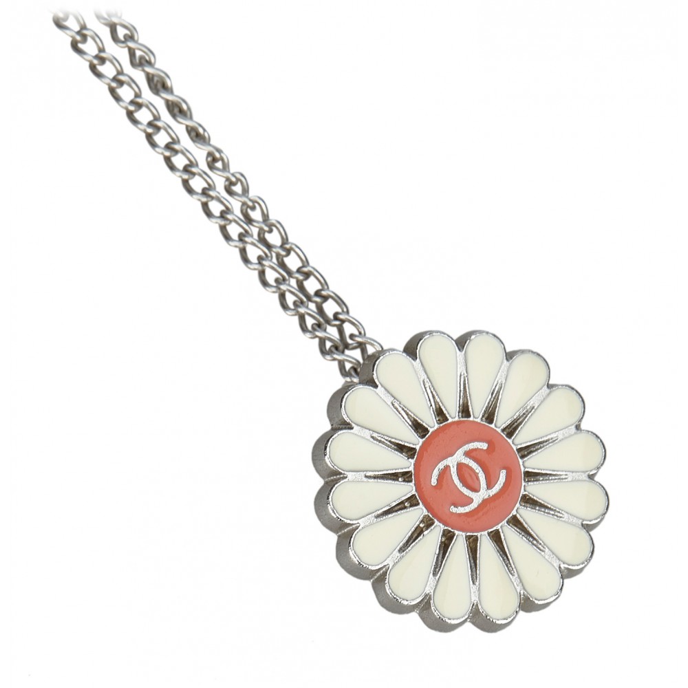 Chanel Vintage - Floral CC Metallic Necklace - Gold - Necklace Chanel - Luxury  High Quality - Avvenice