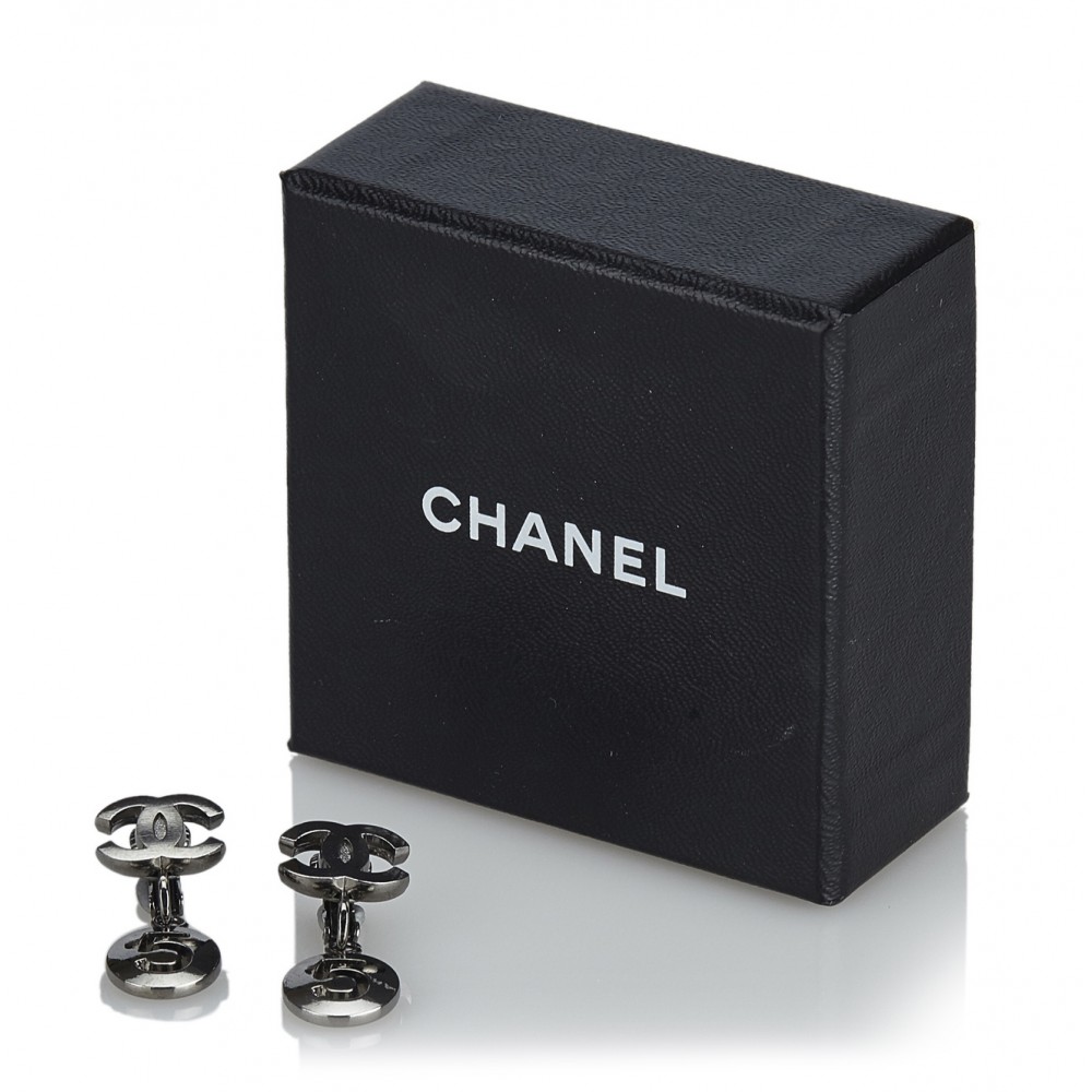 Chanel CC No. 5 Drop Earrings