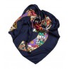 Chanel Vintage - Printed CC Silk Scarf - Blu - Foulard in Seta - Alta Qualità Luxury
