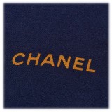 Chanel Vintage - Printed CC Silk Scarf - Blue - Silk Foulard - Luxury High Quality