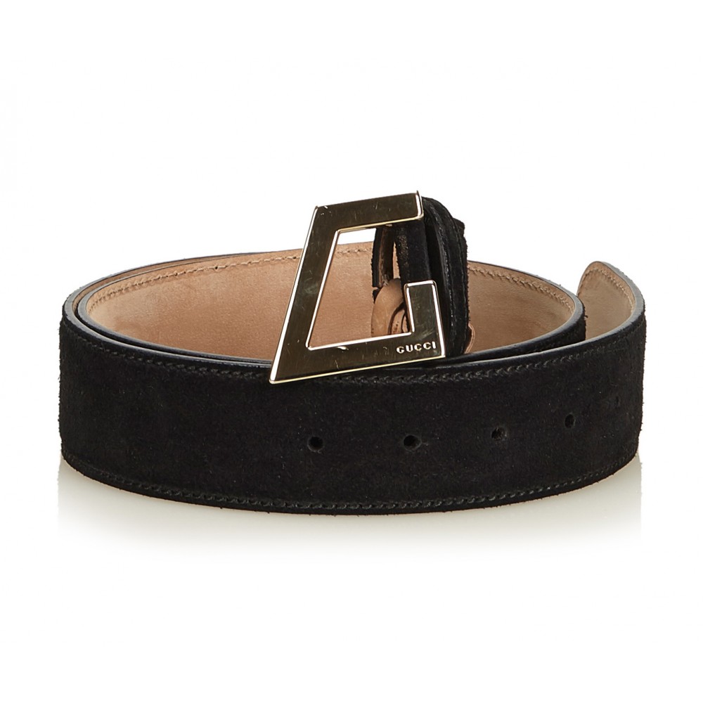 Louis Vuitton Vintage - Ostrich Leather Initiales Belt - Blue Navy - Leather  Belt - Luxury High Quality - Avvenice