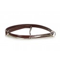 Gucci Vintage - Narrow Horsebit Belt - Brown - Leather Belt - Luxury High Quality