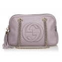 Gucci Vintage - Soho Chain Shoulder Bag - Purple - Leather Handbag - Luxury High Quality