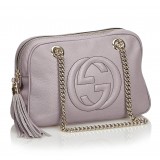 Gucci Vintage - Soho Chain Shoulder Bag - Purple - Leather Handbag - Luxury High Quality