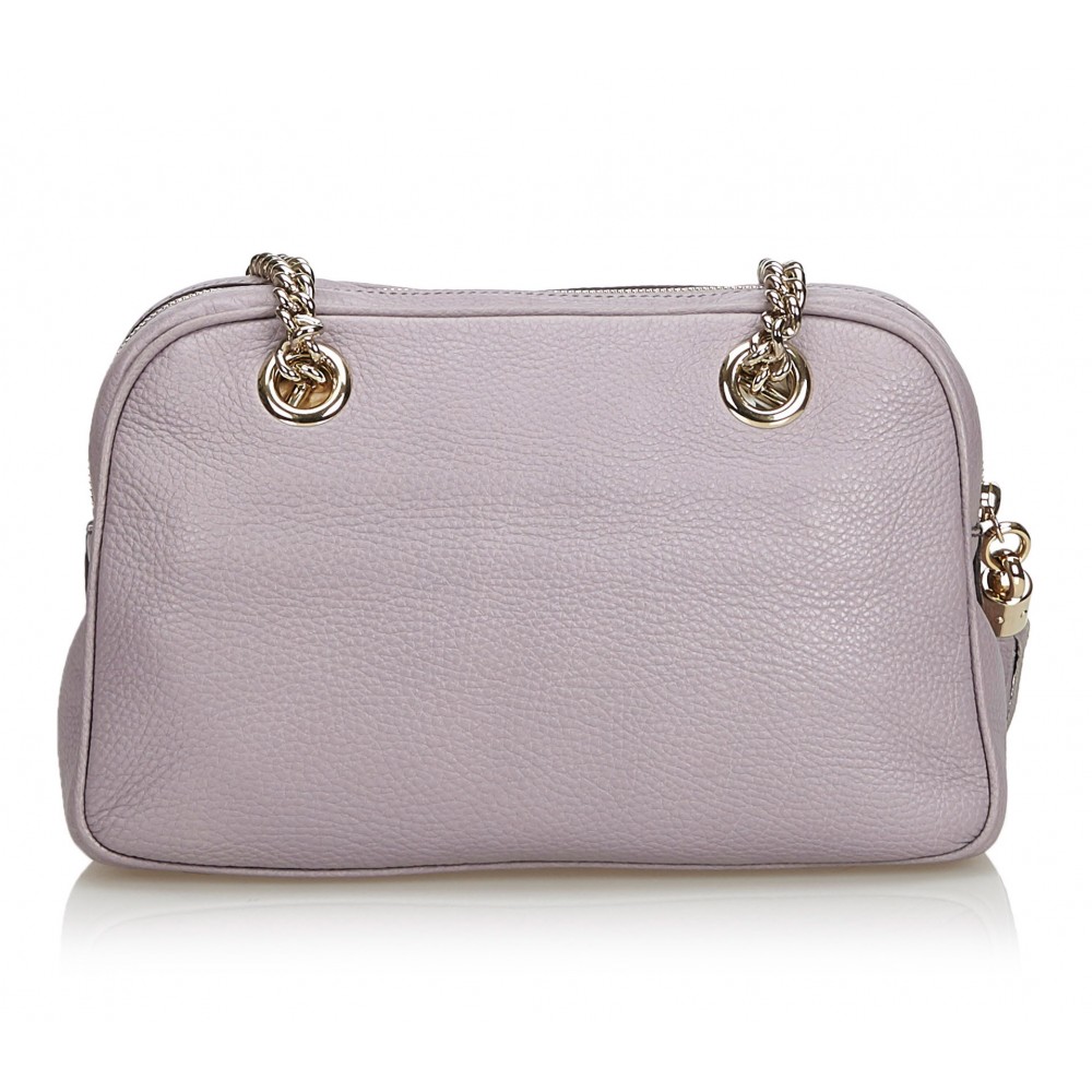 Pochette Gucci in Pelle Viola - 34794358