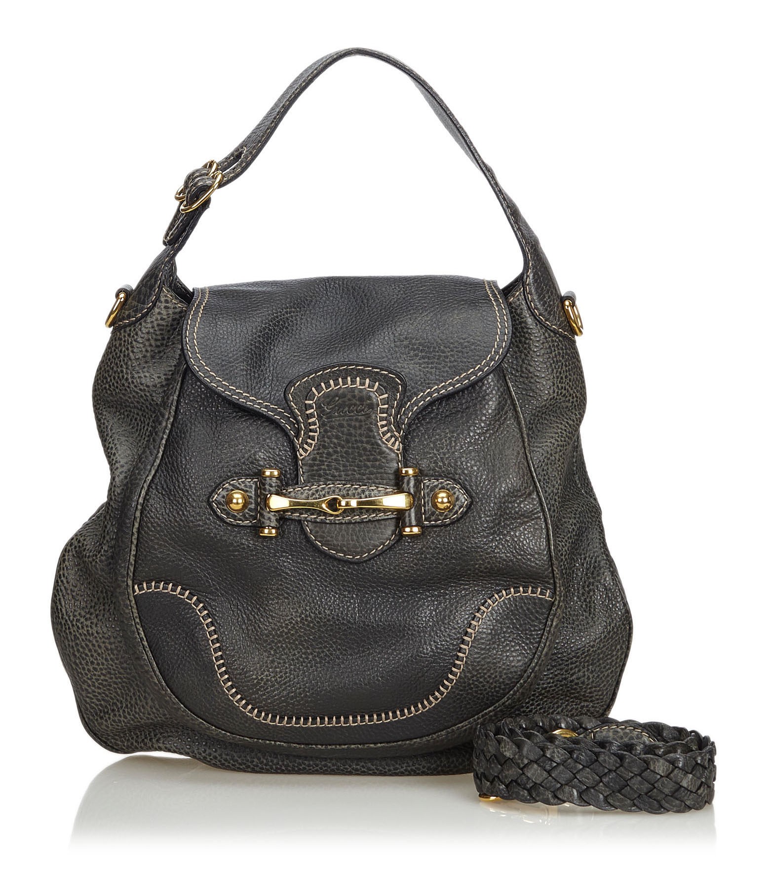 Vintage Gucci Handbag in Black Leather, c.1960s – Menage Modern Vintage