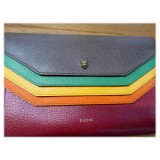 Gucci Vintage - Leather Totem Clutch Bag - Marrone - Borsa in Pelle - Alta Qualità Luxury