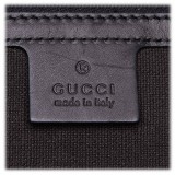 Gucci Vintage - Brocade Leather Stirrup Tote Bag - Nero - Borsa in Pelle - Alta Qualità Luxury