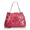 Gucci Vintage - Soho Patent Leather Chain Shoulder Bag - Rosa - Borsa in Pelle - Alta Qualità Luxury