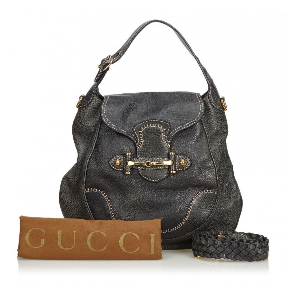 gucci pelham bag with braided straps handbag
