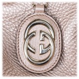 Gucci Vintage - Leather Sukey Handbag Bag - Marrone - Borsa in Pelle - Alta Qualità Luxury