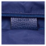 Gucci Vintage - GG Nylon Travel Bag - Blue - Leather Handbag - Luxury High Quality