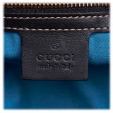 Gucci Vintage - Suede Irina Babouska Shoulder Bag - Black - Leather Handbag - Luxury High Quality