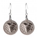 Coffarte - Medusa Earrings - Sicilian Artisan Earrings in Ceramic - Luxury High Quality Handcraft Earrings
