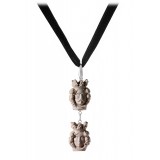 Coffarte - Mori Pendants Necklace - Sicilian Artisan Necklace in Ceramic - Luxury High Quality Handcraft Necklace