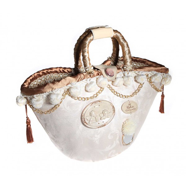 Coffarte - Baby Raphael Little Coffa - Sicilian Artisan Handbag - Sicilian Coffa - Luxury High Quality Handicraft Bag