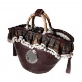 Coffarte - Baby Queen Little Coffa - Sicilian Artisan Handbag - Sicilian Coffa - Luxury High Quality Handicraft Bag