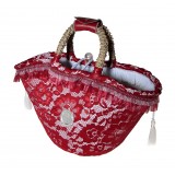 Coffarte - Baby Rosone Coffa - Sicilian Artisan Handbag - Sicilian Coffa - Luxury High Quality Handicraft Bag