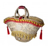 Coffarte - Medium Aisha Coffa - Sicilian Artisan Handbag - Sicilian Coffa - Luxury High Quality Handicraft Bag