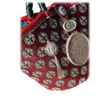 Coffarte - Medium Ladybug Coffa - Sicilian Artisan Handbag - Sicilian Coffa - Luxury High Quality Handicraft Bag