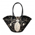 Coffarte - Medium Modern Woman Black Coffa - Sicilian Artisan Handbag - Sicilian Coffa - Luxury High Quality Handicraft Bag