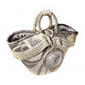 Coffarte - Medium Medusa Coffa - Sicilian Artisan Handbag - Sicilian Coffa - Luxury High Quality Handicraft Bag