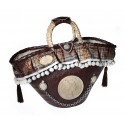 Coffarte - Medium Queen Coffa - Sicilian Artisan Handbag - Sicilian Coffa - Luxury High Quality Handicraft Bag