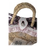 Coffarte - Medium Picciridda Coffa - Sicilian Artisan Handbag - Sicilian Coffa - Luxury High Quality Handicraft Bag