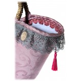 Coffarte - Medium Rosetta Vintage Coffa - Sicilian Artisan Handbag - Sicilian Coffa - Luxury High Quality Handicraft Bag