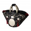 Coffarte - Lady Diana Coffa - Black - Collections - Sicilian Artisan Handbag - Luxury High Quality Handicraft Bag