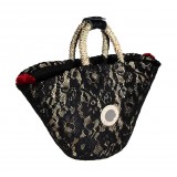 Coffarte - Lady Diana Coffa - Black - Collections - Sicilian Artisan Handbag - Luxury High Quality Handicraft Bag