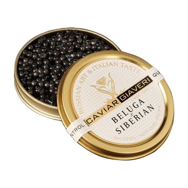 Caviar Giaveri - Caviar Beluga Siberian - 200 g - Avvenice