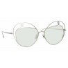 Linda Farrow - 853 C6 Round Sunglasses - White Gold - Linda Farrow Eyewear