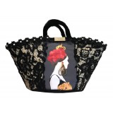 SicuLAB - Coffa Queen - Sicilian Artisan Handbag - Sicilian Coffa - Luxury High Quality Handicraft Bag