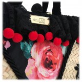 SicuLAB - Coffa Rose - Sicilian Artisan Handbag - Sicilian Coffa - Luxury High Quality Handicraft Bag