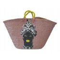 SicuLAB - Coffa Moro Pink - Sicilian Artisan Handbag - Sicilian Coffa - Luxury High Quality Handicraft Bag