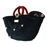 SicuLAB - Coffa Cuntissa - Sicilian Artisan Handbag - Sicilian Coffa - Luxury High Quality Handicraft Bag