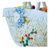 SicuLAB - Coffa Wedding - Sicilian Artisan Handbag - Sicilian Coffa - Luxury High Quality Handicraft Bag