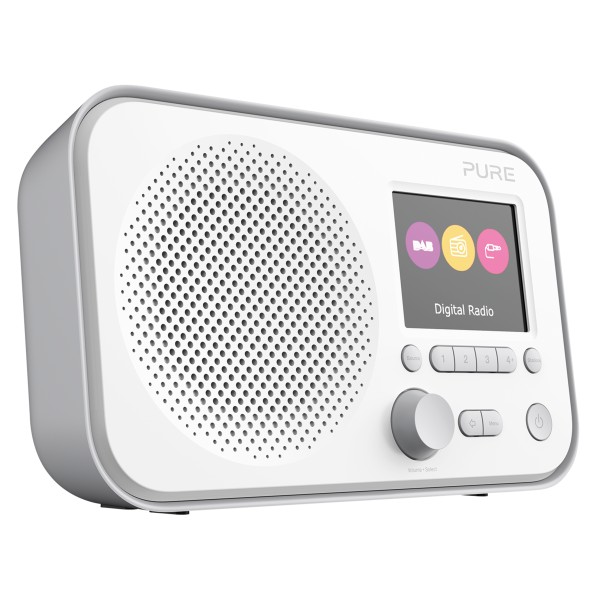 Pure - Elan E3 - Grigio - Portatile DAB / DAB + e Radio FM con Schermo a Colori - Radio Digitale di Alta Qualità