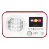 Pure - Elan E3 - Rosso - Portatile DAB / DAB + e Radio FM con Schermo a Colori - Radio Digitale di Alta Qualità