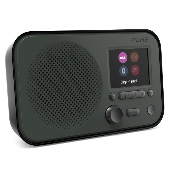 Pure - Elan BT3 - Grafite - DAB / DAB + Portatile e Radio FM con Connettività Bluetooth - Radio Digitale di Alta Qualità