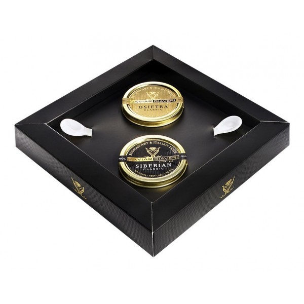 Caviar Giaveri - Caviale - The King and The Queen - Luxury Box - 2 x 30 g