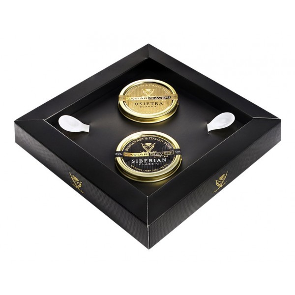 Caviar Giaveri - Caviale - The King and The Queen - Luxury Box - 2 x 50 g