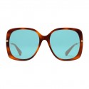 Gucci - Square Acetate Sunglasses - Turtle - Gucci Eyewear