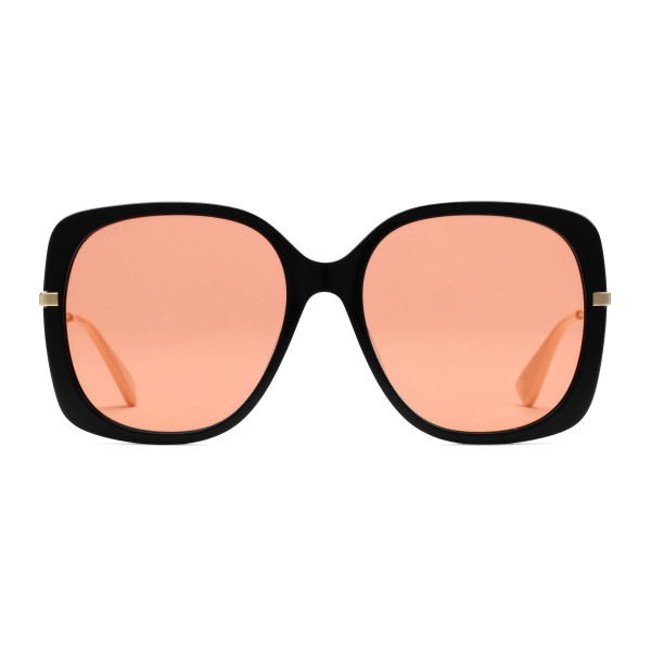 Gucci - Occhiali da Sole Quadrati - Arancioni - Gucci Eyewear