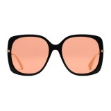 Gucci - Square Acetate Sunglasses - Orange - Gucci Eyewear