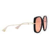 Gucci - Occhiali da Sole Quadrati - Arancioni - Gucci Eyewear