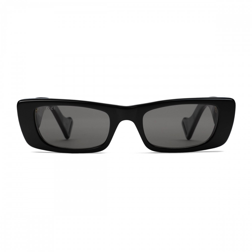Gucci - Rectangular Sunglasses - Black - Gucci Eyewear - Avvenice